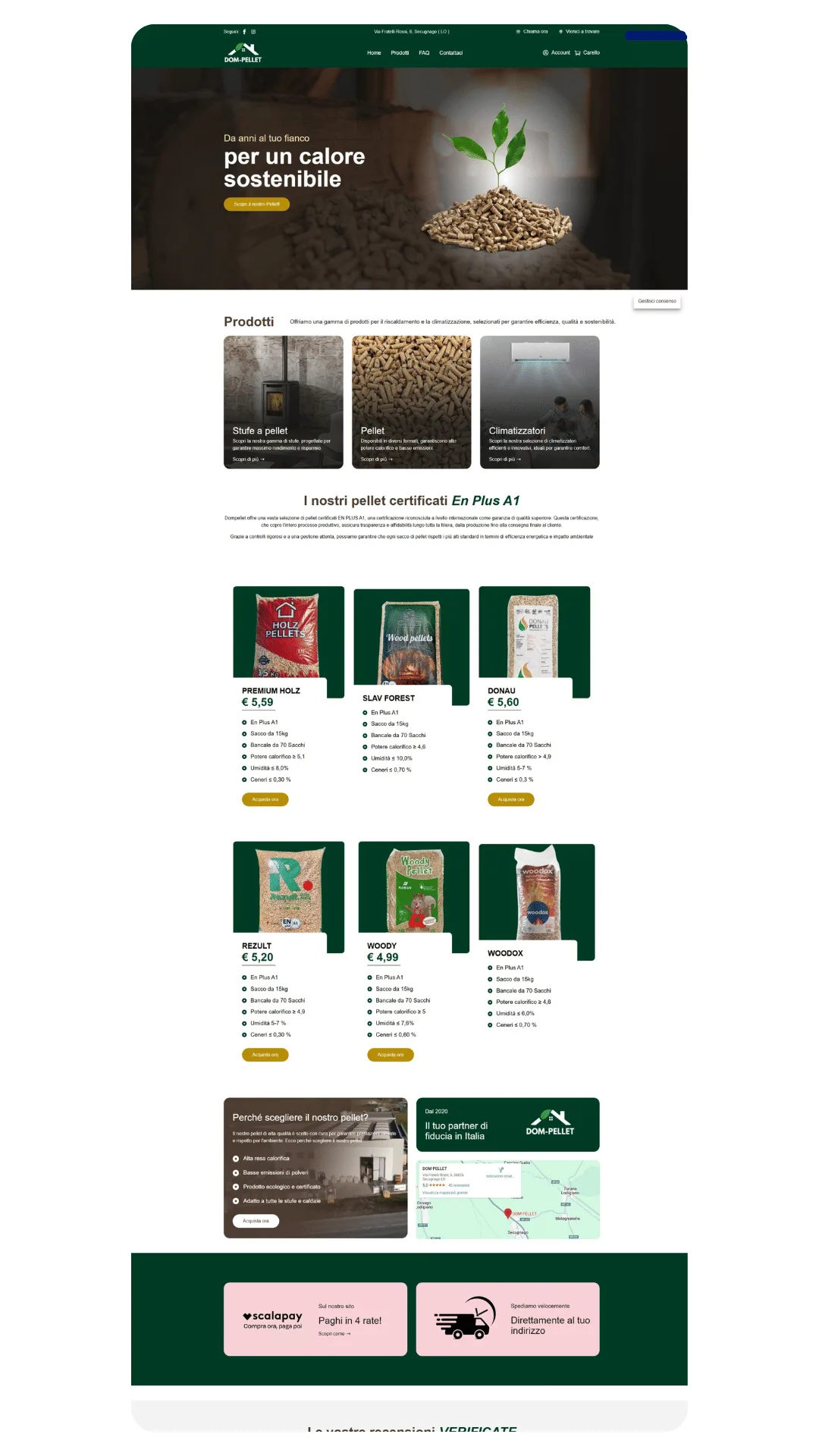 Progetto DOM Pellet – dettaglio 2
